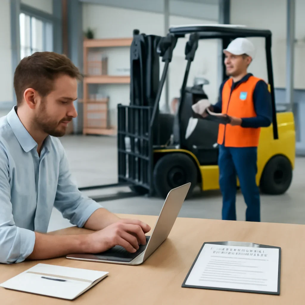 Online vs On-Site Forklift Training for Employers practical training notes and compliance planning materials