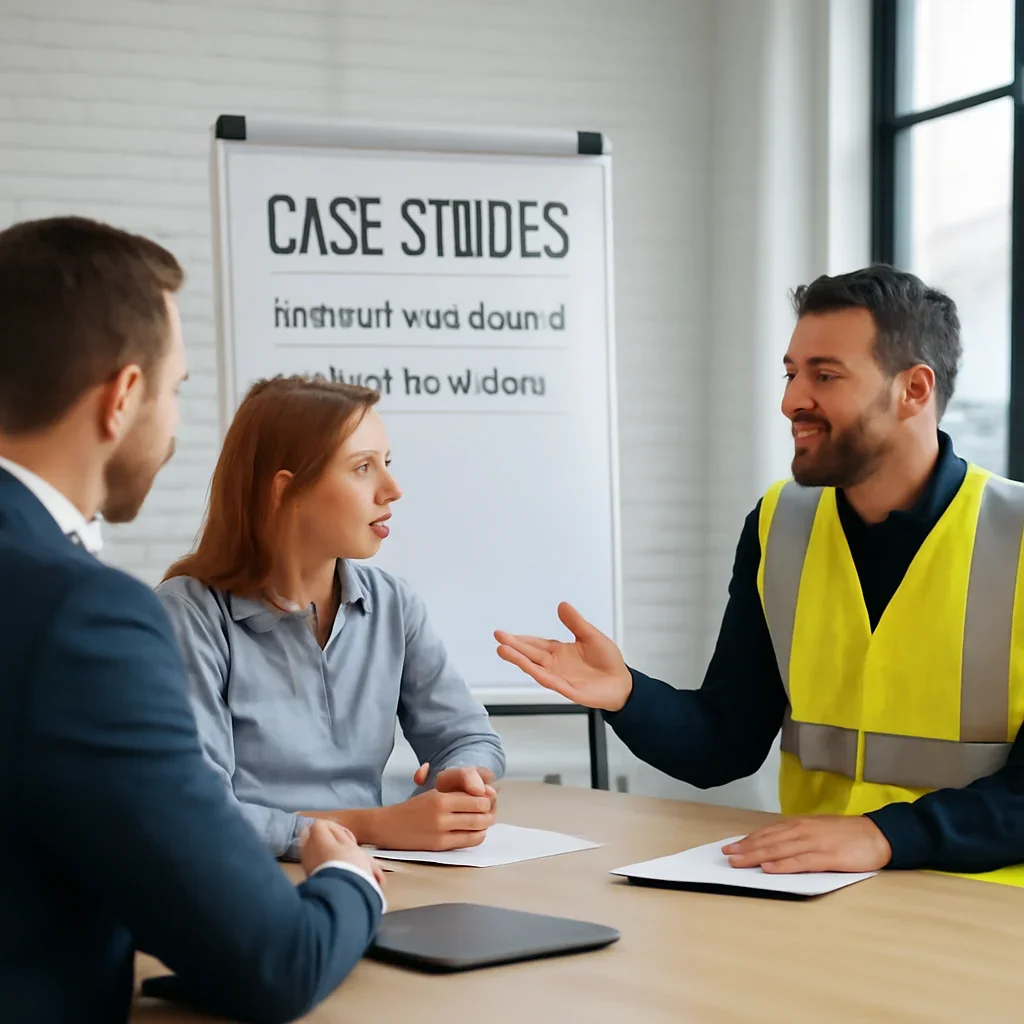 Case Studies consultation meeting focused on forklift training rollout and compliance planning