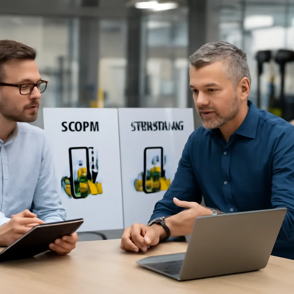SCORM vs Standalone Forklift Training side-by-side planning discussion for employer training choices