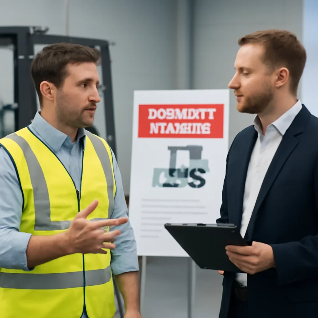 Train the Trainer vs Outsourced Training buyer conversation about forklift training rollout priorities