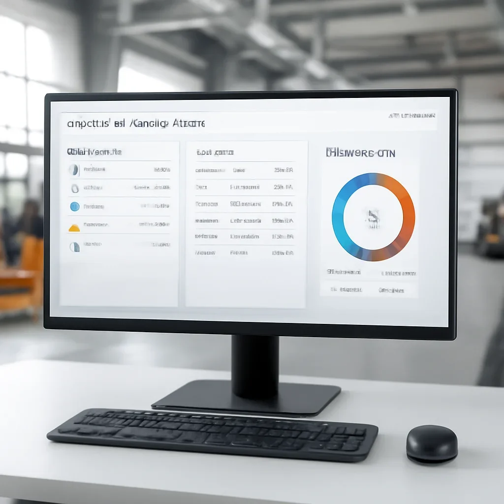 Training Record Management dashboard showing assignments, records, and training status