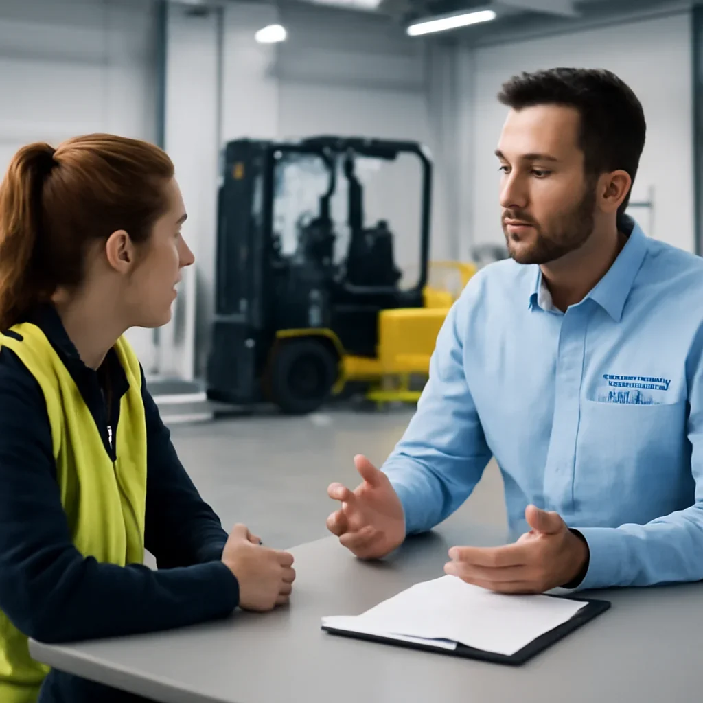 Forklift Recertification consultation focused on forklift training rollout and support