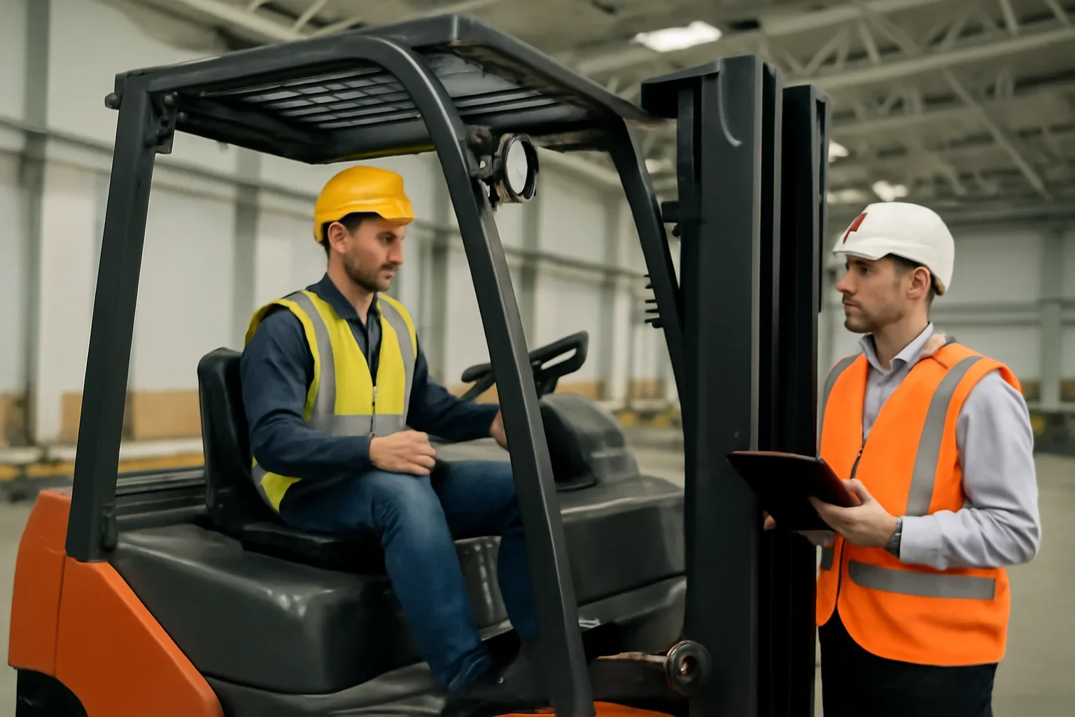 Forklift Safety Training service image showing forklift training delivery for employers