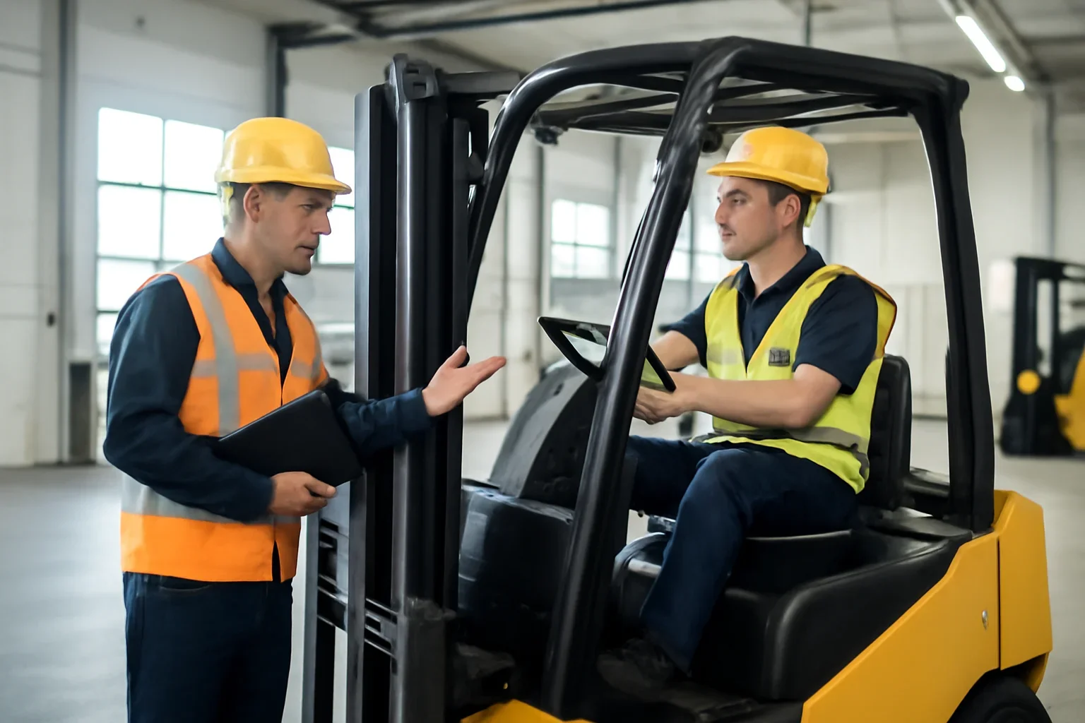 Forklift Train the Trainer service image showing forklift training delivery for employers