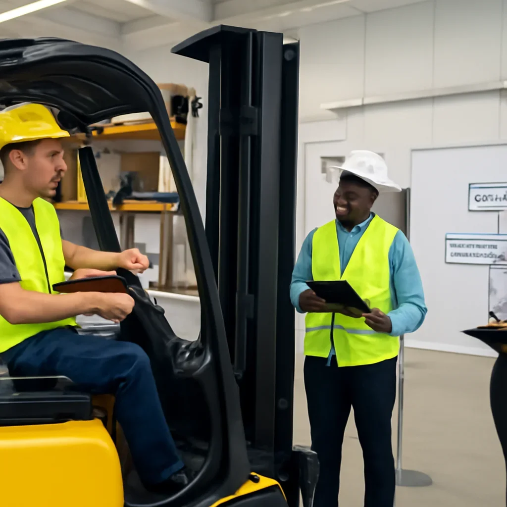 Forklift Train the Trainer workflow with records, assignments, and operator oversight