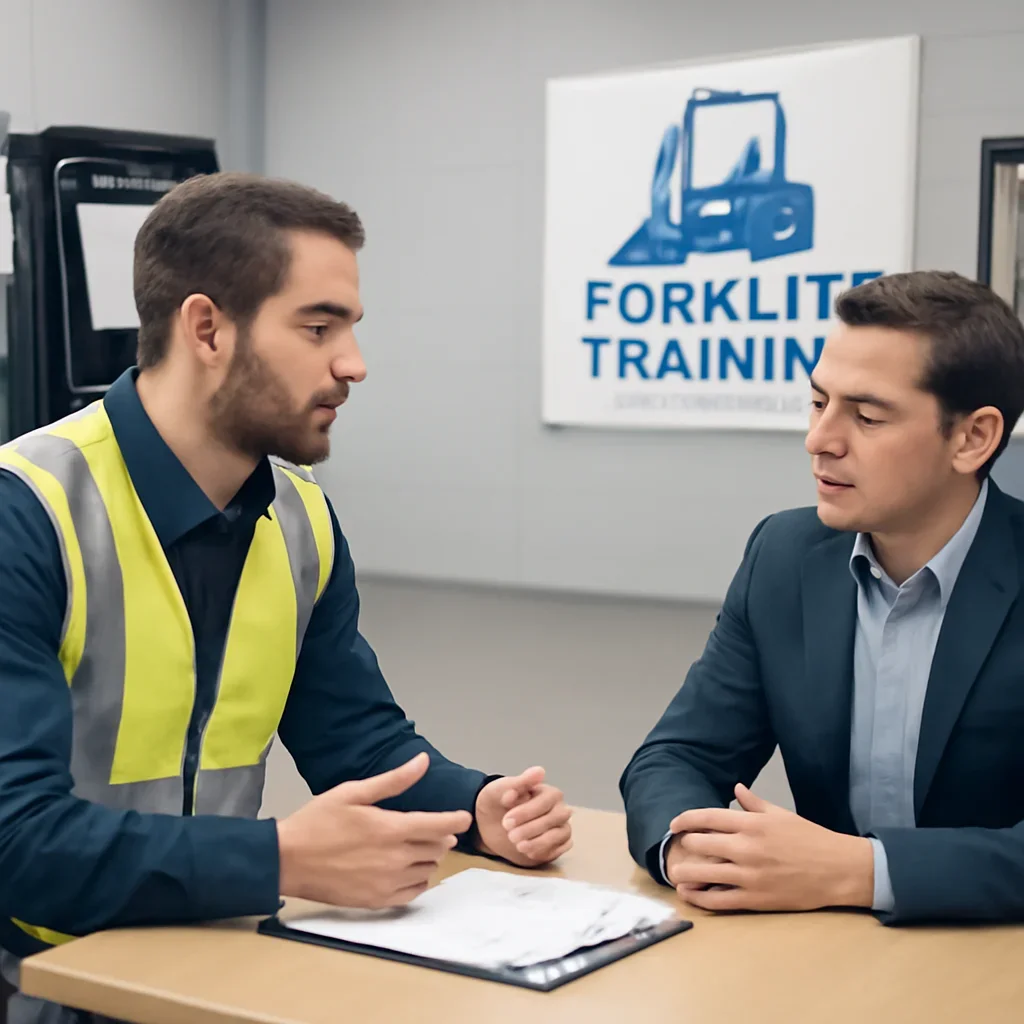 Forklift Training for Employers consultation focused on forklift training rollout and support