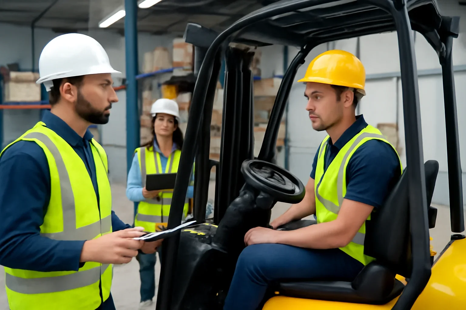 Forklift Training for Employers service image showing forklift training delivery for employers