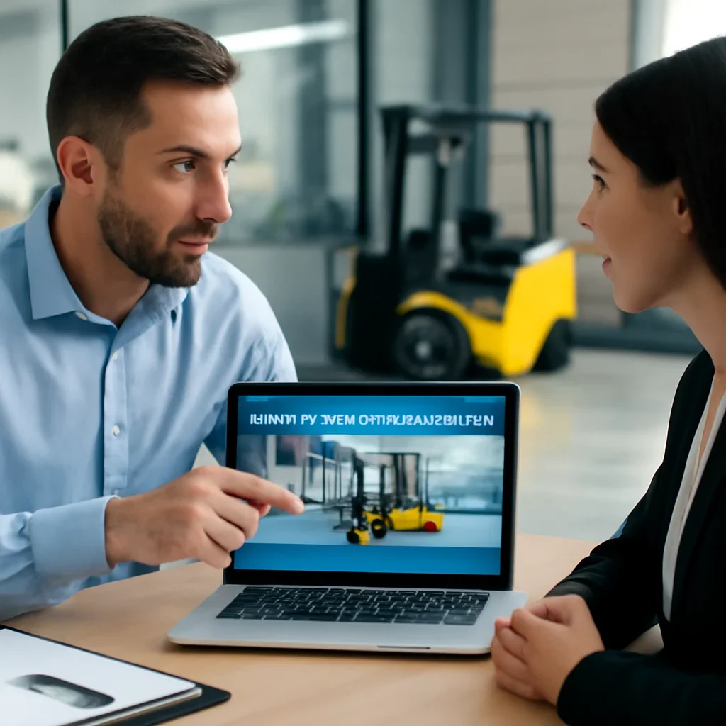 Forklift Training Software consultation focused on forklift training rollout and support