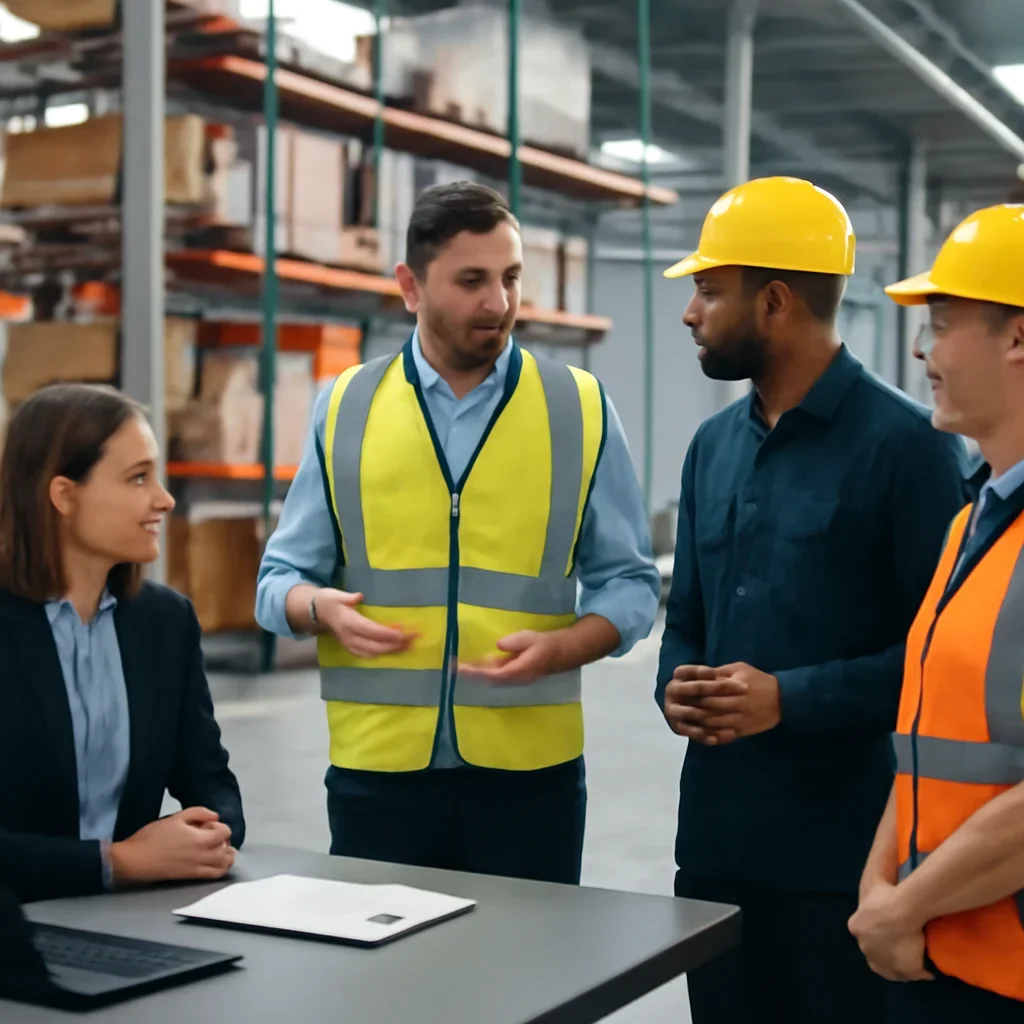 Warehousing & Distribution planning conversation about forklift training and compliance