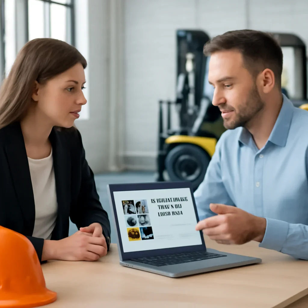 SCORM Forklift Training consultation focused on forklift training rollout and support
