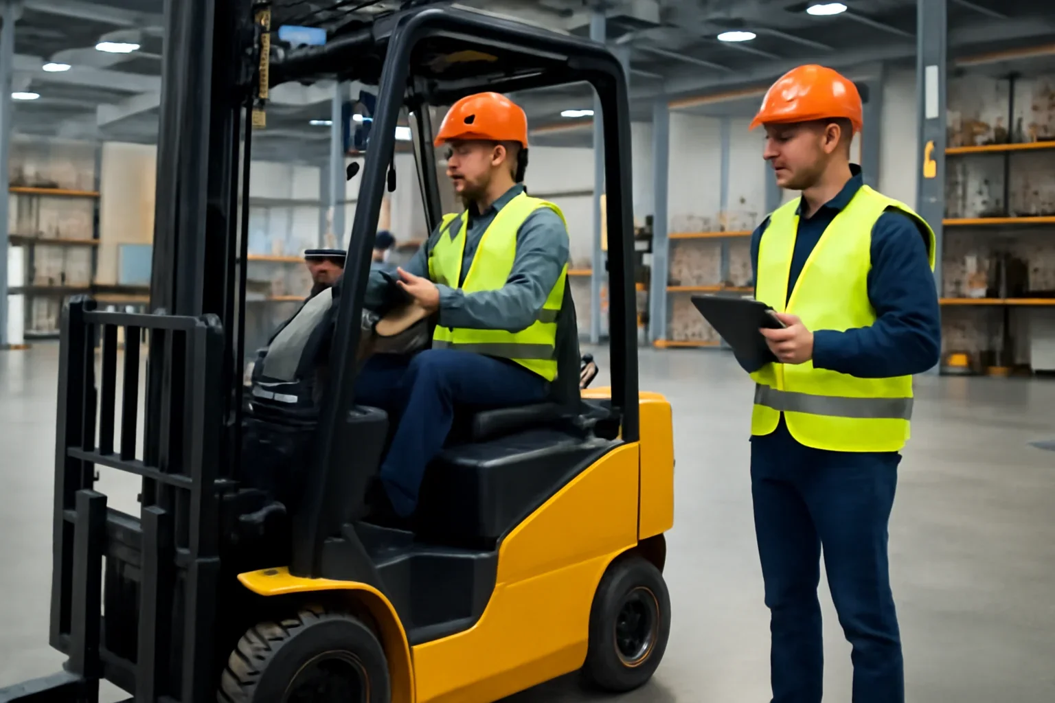 SCORM Forklift Training service image showing forklift training delivery for employers