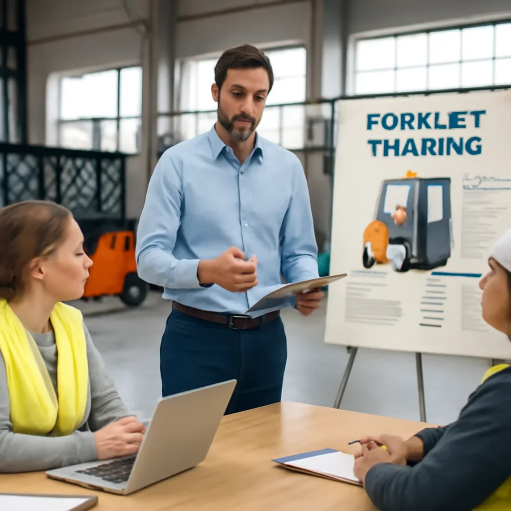 For Manufacturing planning session for improving forklift training operations