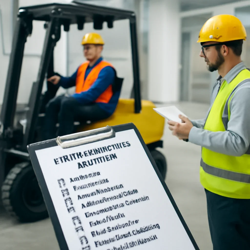 Forklift Training Checklist checklist and training record workflow for employers