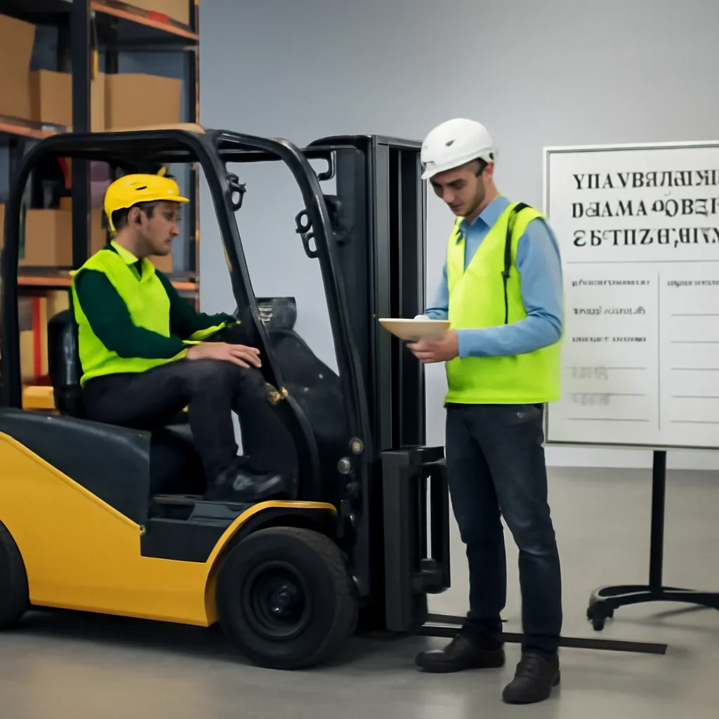 Temp Worker Forklift Training Guide checklist and training record workflow for employers